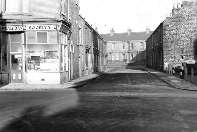 Fawcett Street was off Park Road and this photo was taken in 1955. Photo: Hartlepool Library Service.