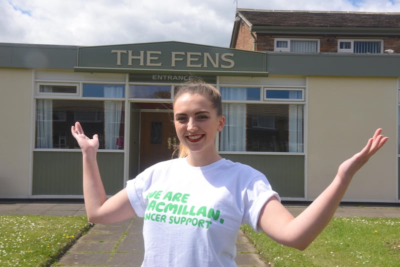 Megan Grocott organises a quiz and music night at The Fens to help raise money for a walk along the Great Wall of China, in aid of Macmillan, in 2015.