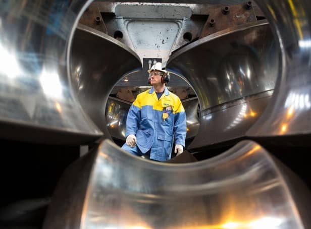 The Hartlepool Tube Mill produces up to 200,000 tonnes of steel tubes a year.