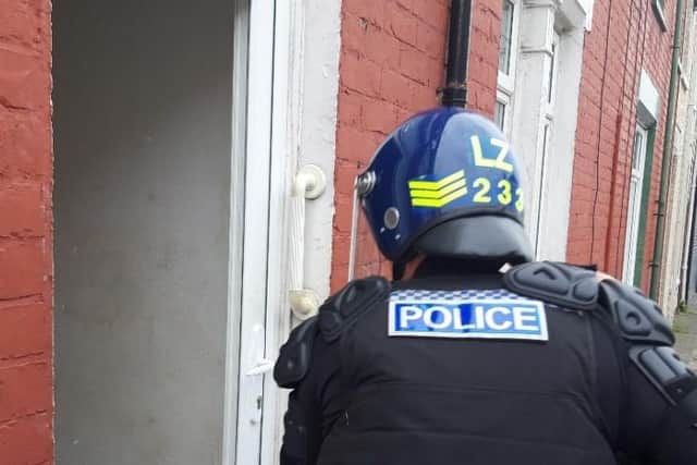 Police have made one arrested and seized suspected class A drugs after searching a house in Hartlepool's Duke Street.