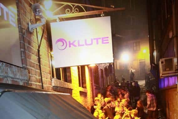 Queues outside Durham's former Klute nightclub
