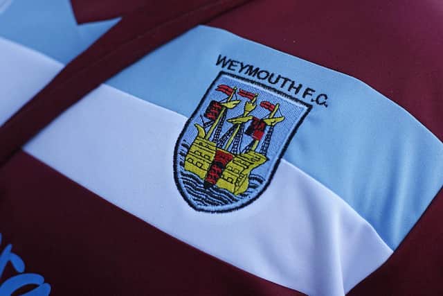 Weymouth FC badge (Photo by Steve Bardens/Getty Images)