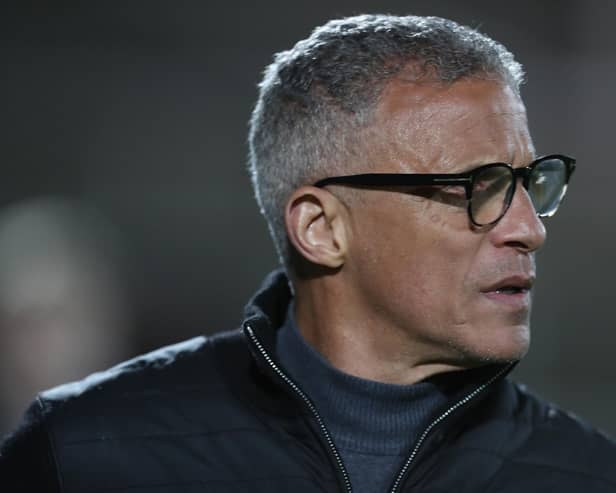 Hartlepool United Interim manager Keith Curle has given a transfer update. (Credit: Mark Fletcher | MI News)