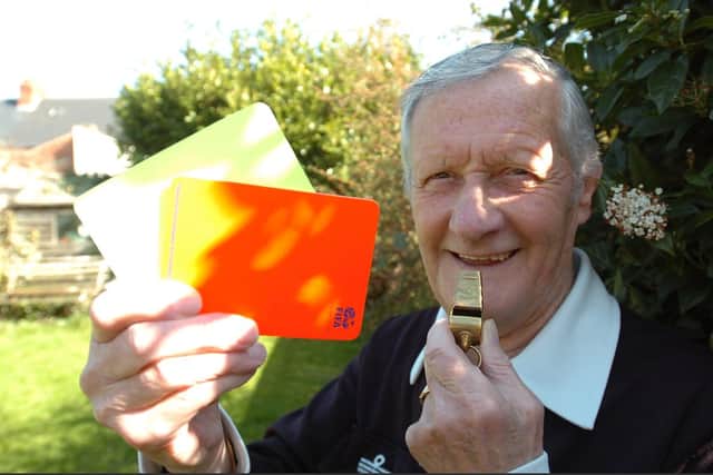 Tom Harvey spent decades serving as a football referee and worked to help others into the role.