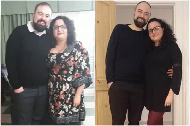 Adam McIntyre-Martens and Maria Martinez lost more than eight stones in weight between them after joining one of Hartlepool's Slimming World groups.