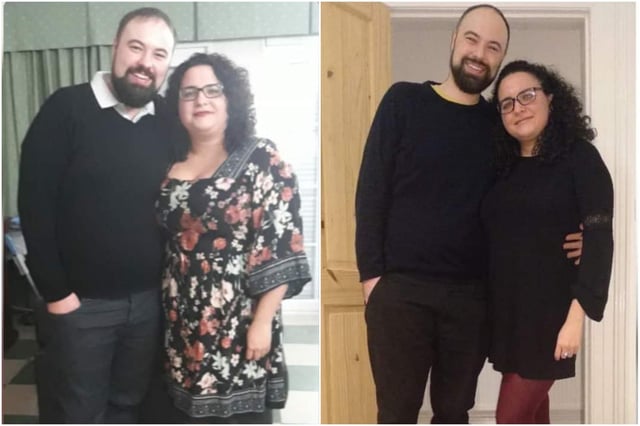Adam McIntyre-Martens y Maria Martinez perdieron más de ocho kilos de peso entre ellos después de unirse a uno de los grupos Slimming World de Hartlepool.