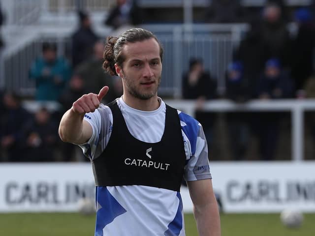 Jamie Sterry has suffered an injury setback for Hartlepool United. (Credit: Mark Fletcher | MI News)