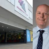 The new testing centre for people without Covid symptoms has opened in Middleton Grange Shopping Centre. Right: Hartlepool Director of Public Health Craig Blundred.