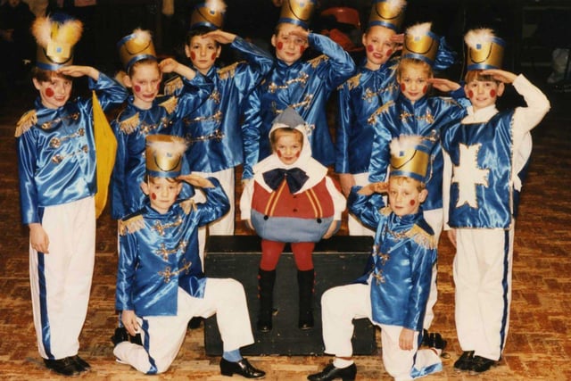 The Stage Door Theatre School production of Humpty Dumpty and all the Kings's men. Remember this from 26 years ago?