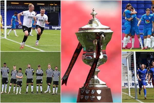 Which team will be promoted from the National League via the play-offs this season?