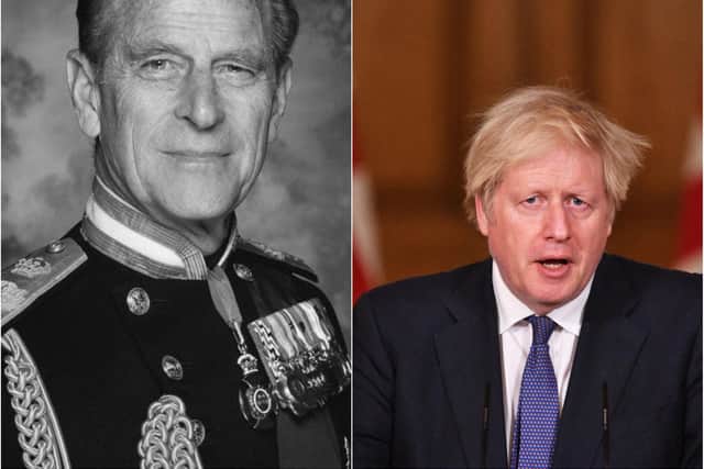 Boris Johnson has paid tribute to Prince Philip.