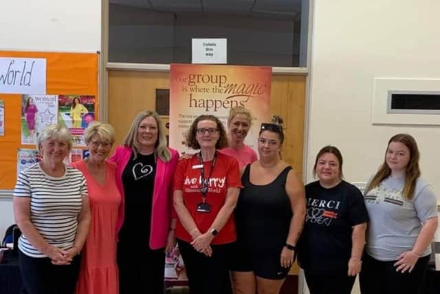 Member's of Hartlepool's West View Slimming World group.