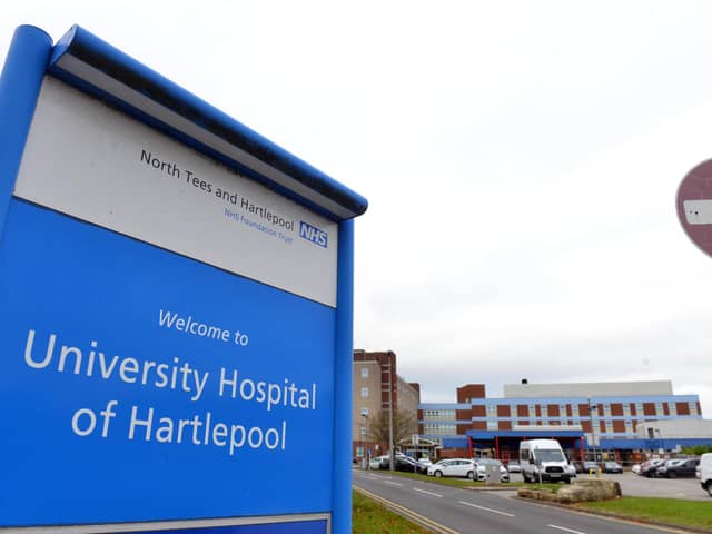 Hartlepool's NHS trust has lifted restrictions on visitors at hospitals.