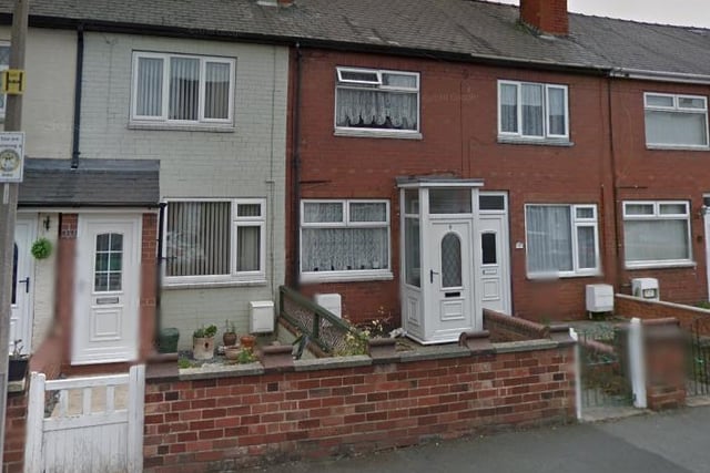 This two bedroom terrace sold for £35,000 in April.
