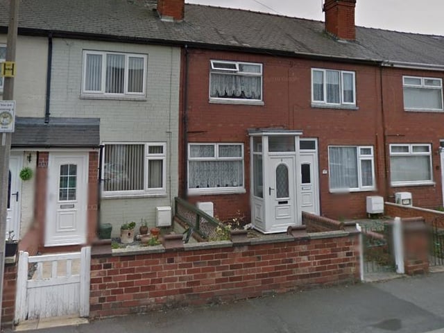 This two bedroom terrace sold for £35,000 in April.