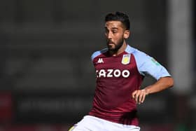 Neil Taylor playing for Aston Villa.