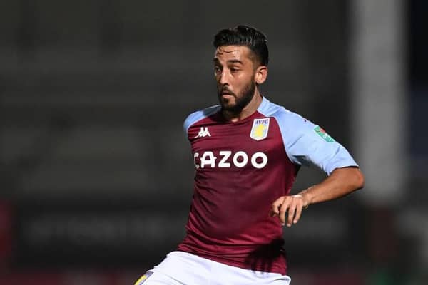 Neil Taylor playing for Aston Villa.