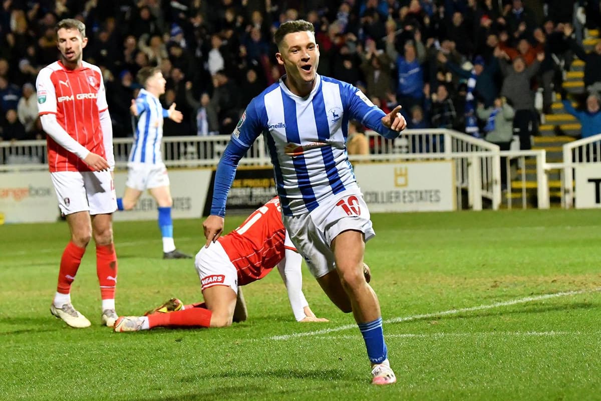 Hartlepool V Rotherham Hartlepool United fans react after penalty shoot-out heartache against ...