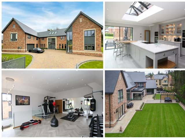 This detached family home has six bedrooms, six bathrooms, a home gym and games room.