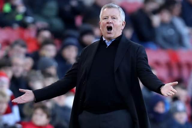 Chris Wilder. (Photo by George Wood/Getty Images).