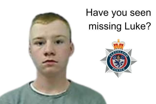 Luke Sharp has not been seen since Saturday, September 12.
