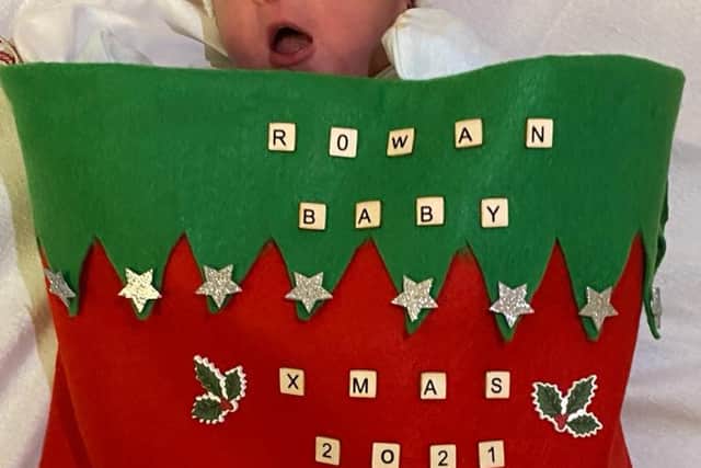 Baby Adam was born on Christmas Eve./Photo: University Hospital of Hartlepool