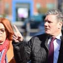 Labour leader Sir Keir Starmer on a walk about during a visit to Hartlepool on Monday (April 3)./Photo: Frank Reid