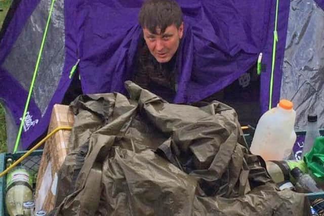 Nigel Stonehouse, 58, pictured at a previous Glastonbury Festival. He was diagnosed with cancer of his kidney in mid-May and has been told he only has weeks left to live.

Photograph: PA
