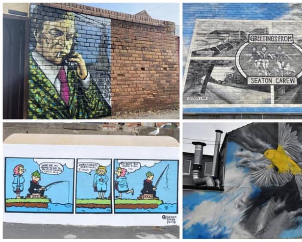 Murals have been popping up around Hartlepool and East Durham for many years, but which ones have you spotted?