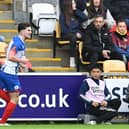 Jake Hastie made a goalscoring return to the Hartlepool United starting line-up. Picture by FRANK REID