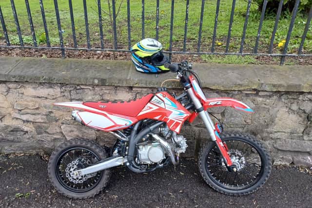 The motorbike was seized on Saturday (May 6)./Photo: Hartlepool Police