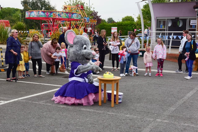 Coinciding with the Alice House Hospice summer fair in 2019 was the first birthday of their mascot Alice Mouse.