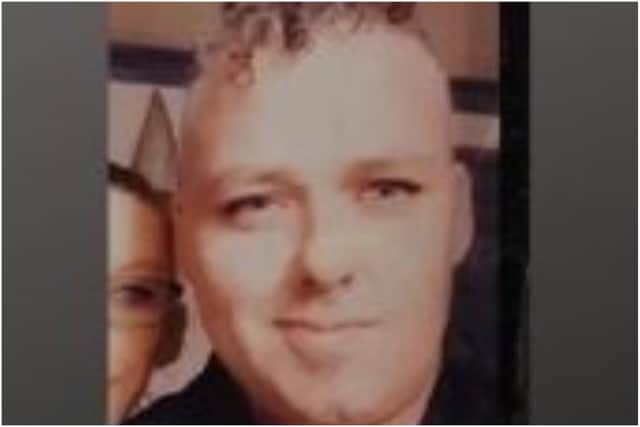 Jamie Clark, 38, is missing from Hartlepool.