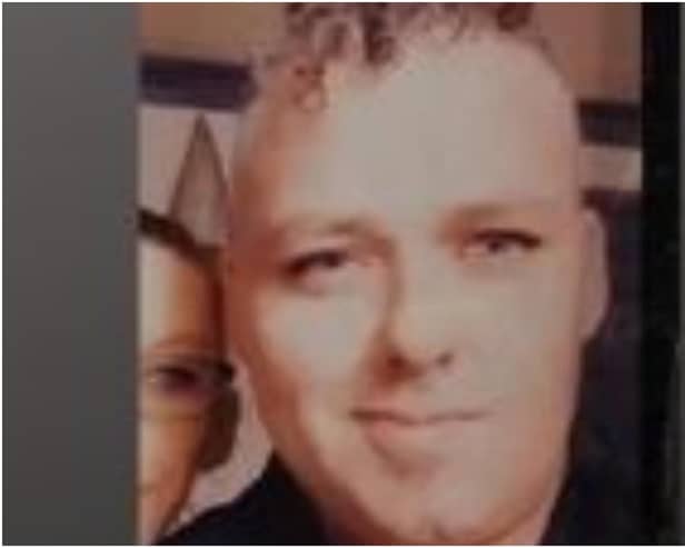 Jamie Clark, 38, is missing from Hartlepool.