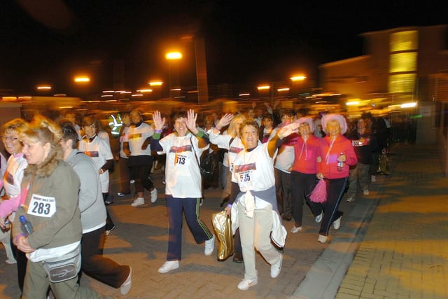 The hospice's midnight walk got our photographer's attention in 2007. Are you in the picture?
