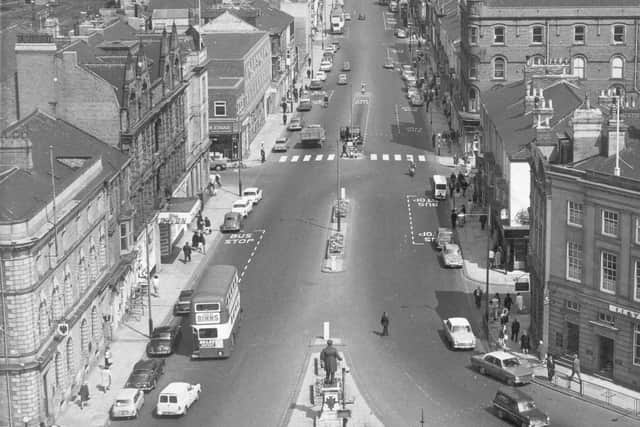 A retro view of Church Street.