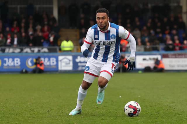 Wes McDonald made a big impact from the bench for Hartlepool United against Leyton Orient. (Photo: Mark Fletcher | MI News)