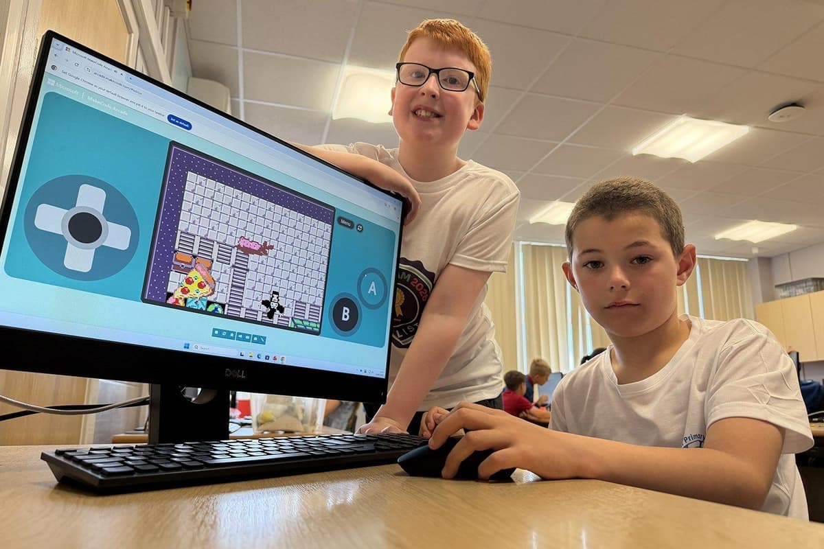 Hartlepool pupils earn place in Code Jam 2026 grand final with retro video ...