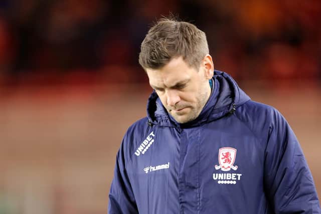 Jonathan Woodgate has watched his Middlesbrough side go eight Championship games without a win.