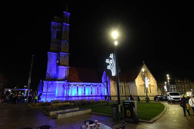 The Hartlepool Christmas light switch on in Church Square. Picture by FRANK REID