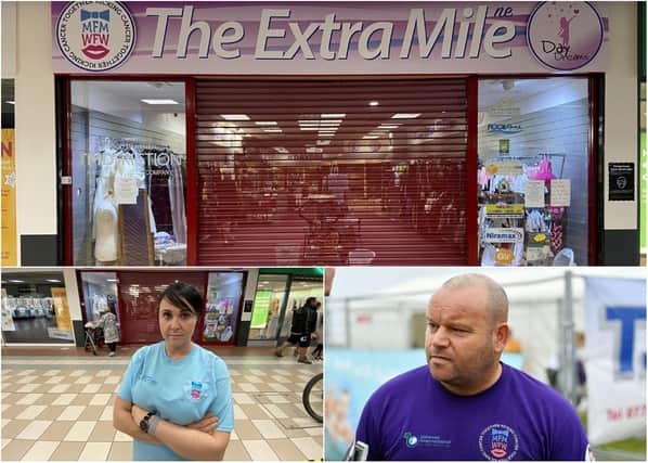 The Extra Mile shop in the Middleton Grange Shopping Centre has been inundated with goodwill messages, cards, donations and offers of support.