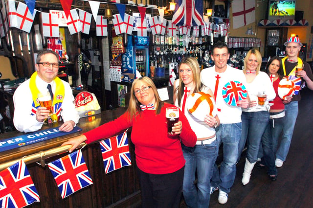 The Mountain Daisy was decked out in flags in 2007 in honour of the Queen's 80th birthday. Are you in the picture?