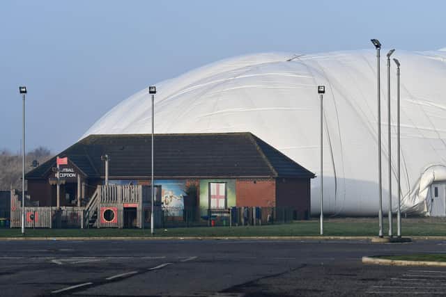 The incident took place near The Sports Domes, in Seaton Carew, after a game of football.