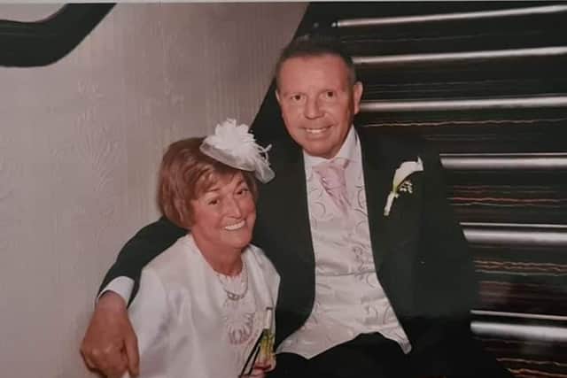 Cliffy with his beloved wife Jackie.