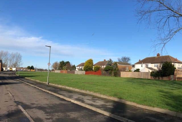 The proposed site at Hill View in Greatham.