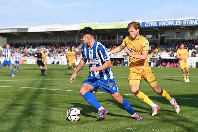 The midfielder made just six appearances during a largely frustrating loan spell at Pools.