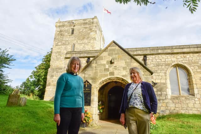 Reverend Janet Burbury (left) and local resident and eco team member, Hilary Squire.