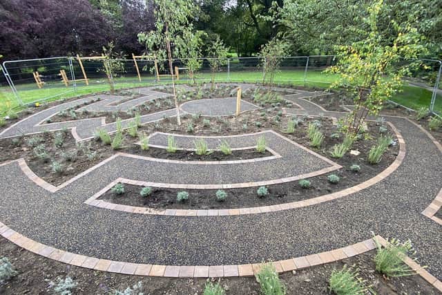 The sensory garden at Burn Valley Gardens. Picture by FRANK REID