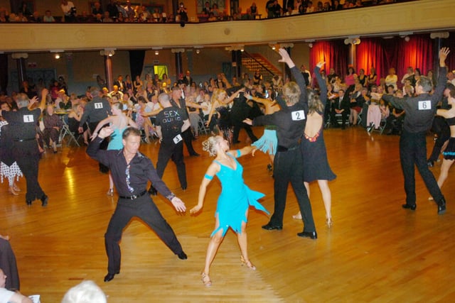 The packed dancefloor at Come Strictly Dancing in the Borough Hall.