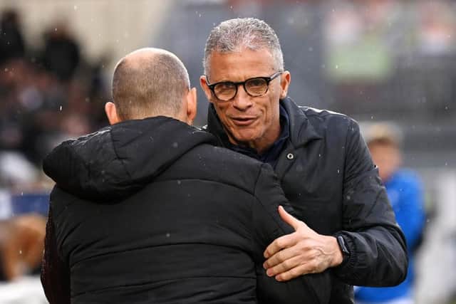 Keith Curle, manager of Hartlepool United. (Photo by Stu Forster/Getty Images).